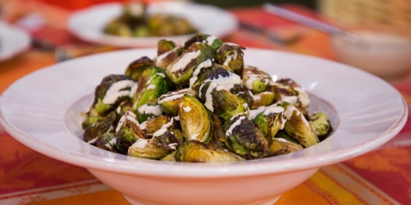 Brussels Sprouts with Caraway and Tahini