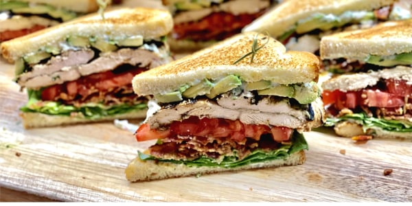 Grilled Chicken BLT Sandwich with Italian Marinade
