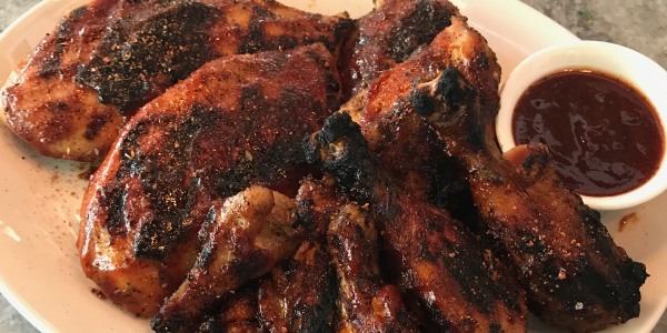Grilled Chicken with Pig Beach Barbecue Sauce