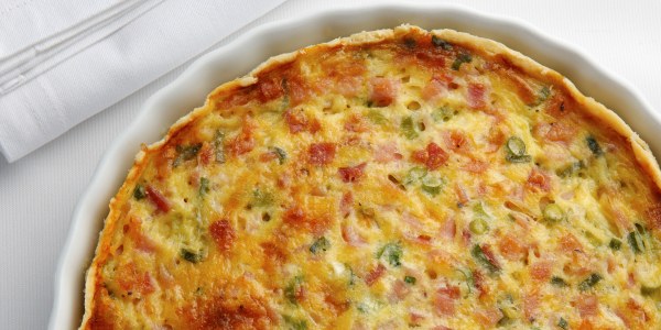 Lightened-Up Quiche Lorraine with Whole Wheat Crust