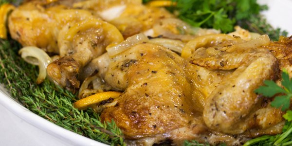 Ina Garten's Skillet-Roasted Lemon Chicken