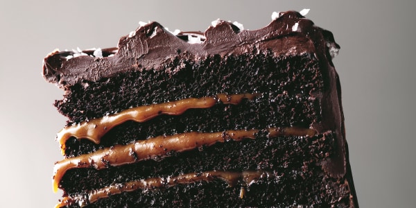 Martha Stewart's Mile High Salted-Caramel Chocolate Cake