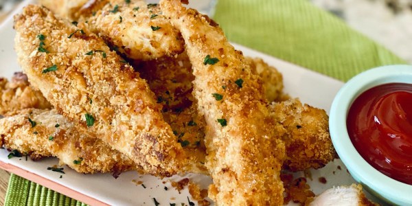 6-Ingredient Oven-Baked Fried Chicken