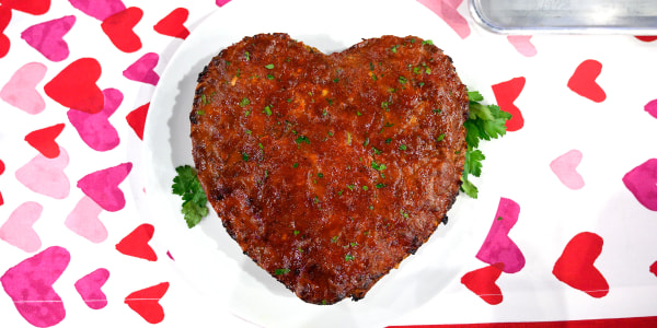 Siri's Heart-Shaped Meatloaf