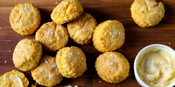 Sweet Potato Biscuits with Salted Maple Butter