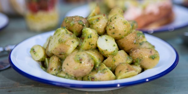 Fingerling Potato Salad with Mustard and Herbs
